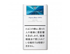 ПАРЛАМЕНТ АКВА БЛЮ 100ММ ПАЧКА (ЯПОНИЯ) - PARLIAMENT AQUA BLUE 100'S (JAPAN)
